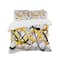 Designart 'Gold and Silver Helix' Modern & Contemporary Bedding Set - Duvet Cover & Shams